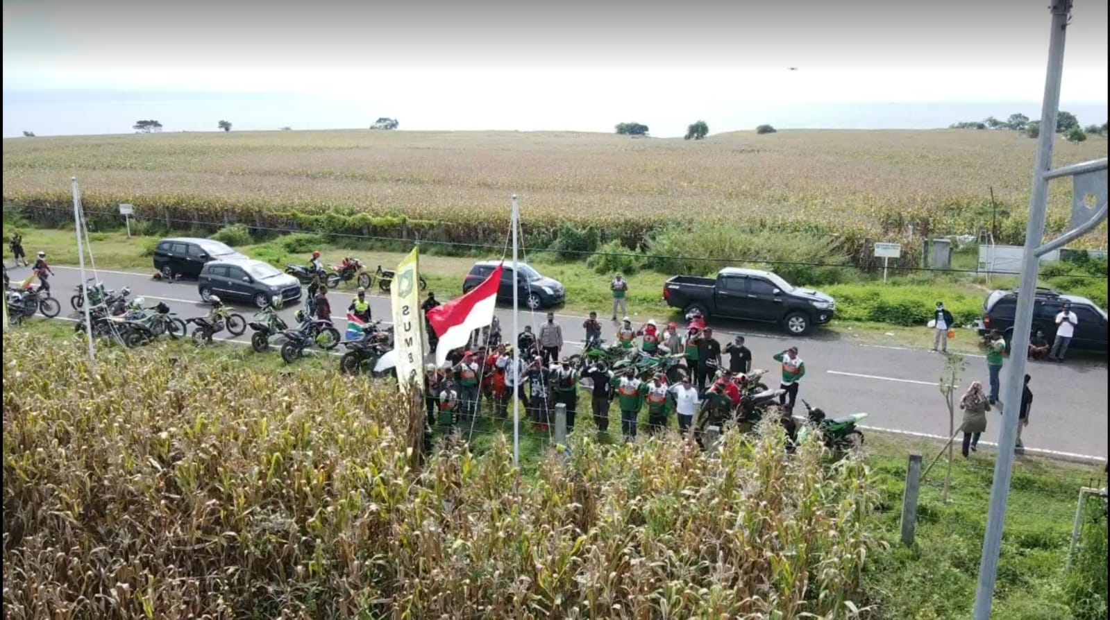 Sambut MXGP, Dandim Sumbawa Bareng Komunitas Trail Lakukan Trabas