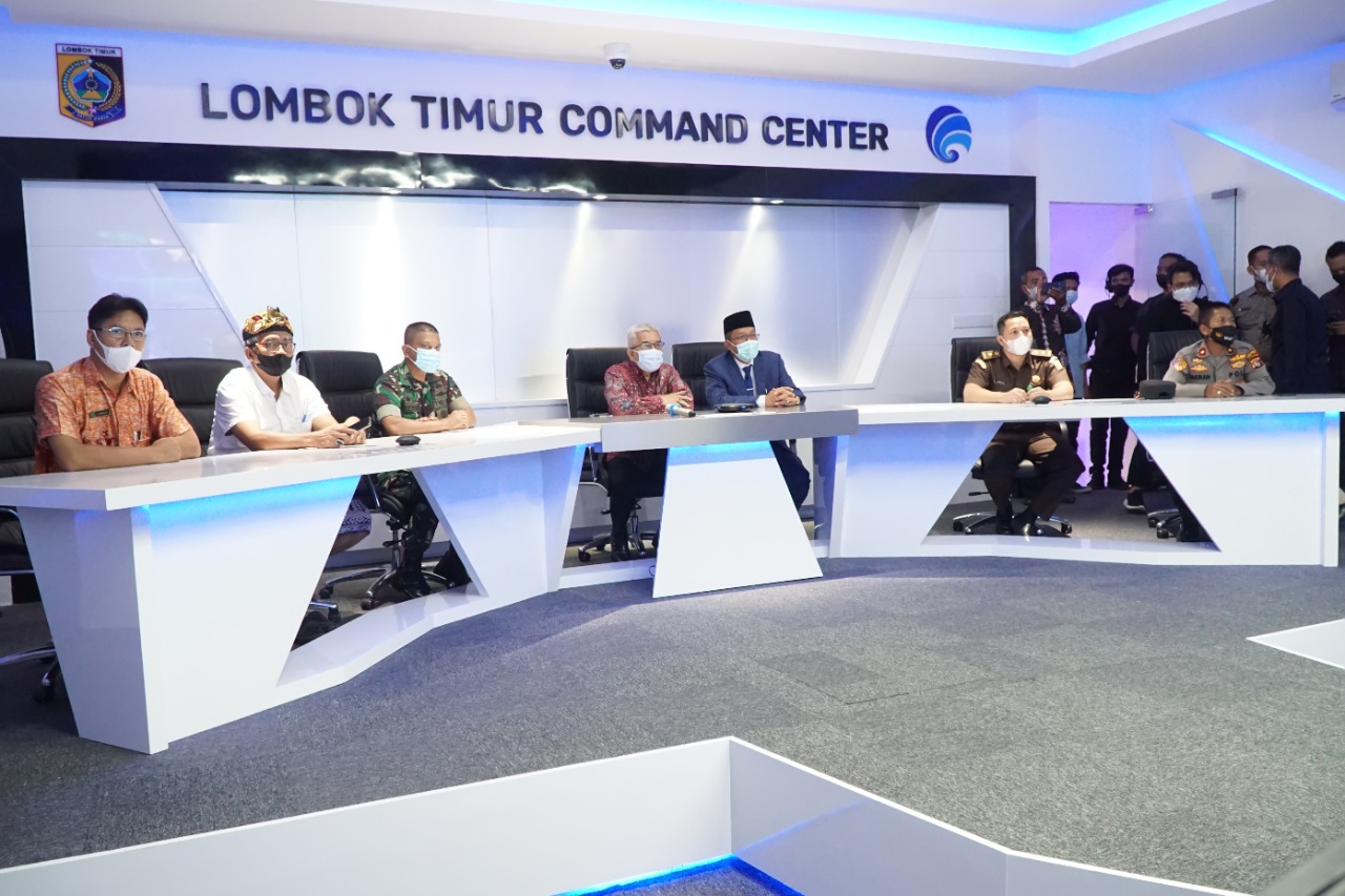 Wujudkan Smart City, Pemkab Lotim Luncurkan Command Center
