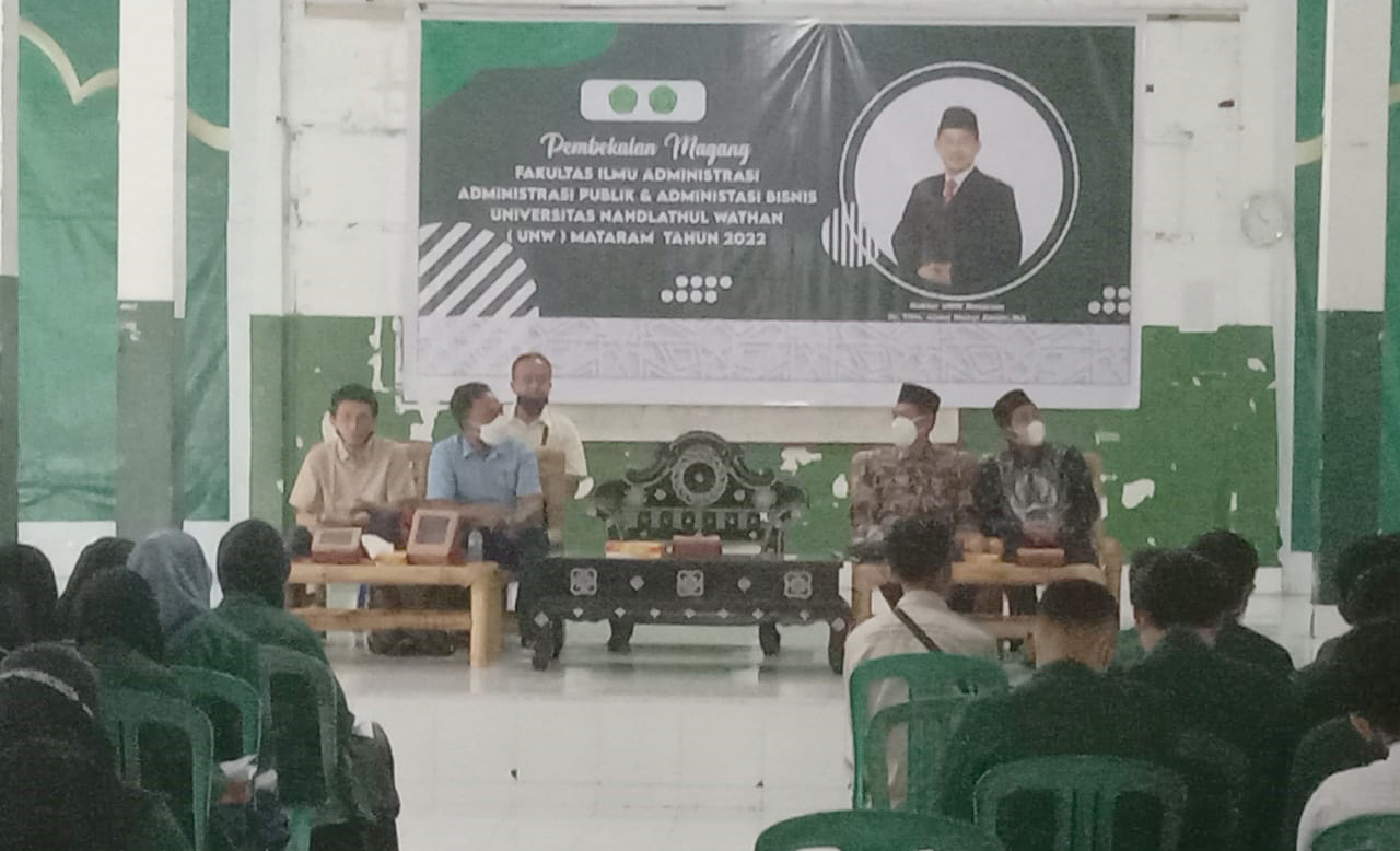 Mahasiswa Fak. Ilmu Administrasi UNW Mataram Ikuti Pembekalan Magang