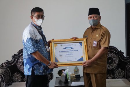 Lotim Sabet Predikat Terbaik 1 Kinerja Pengelolaan DAK Fisik Tahun 2021