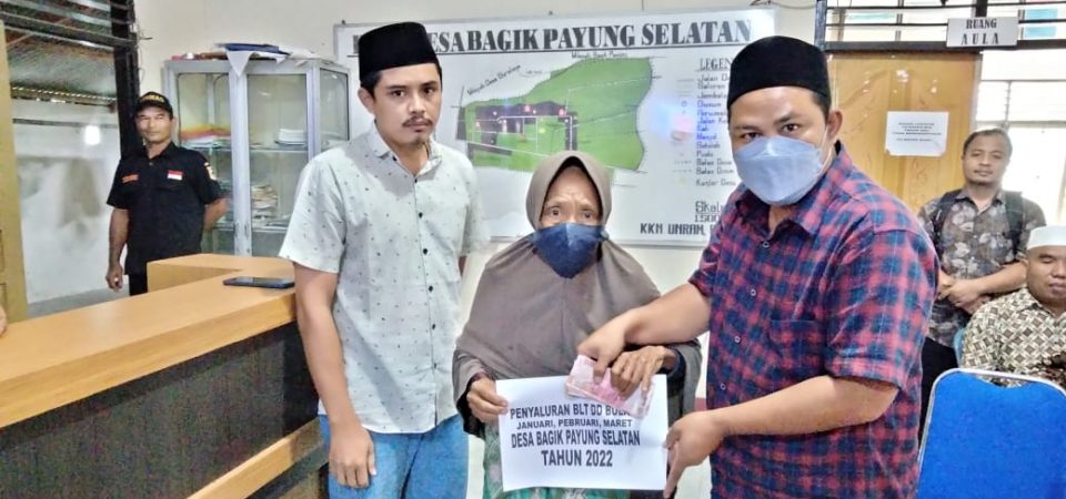 Desa Bagik Payung Selatan Mulai Salurkan BLT DD kepada KPM