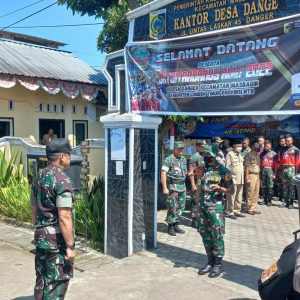 Wadanjen Akademi TNI dan Wakalemdikalat Pol Tinjau Lokasi Latsitarda di Desa Danger