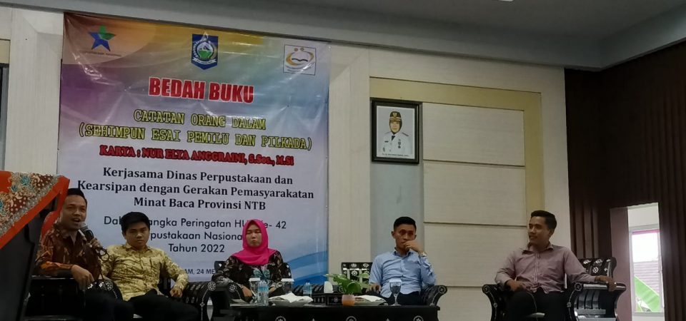 GPMB Sukses Gelar Bedah Buku ‘Catatan Orang Dalam’, Karya Nur Elya Anggraini