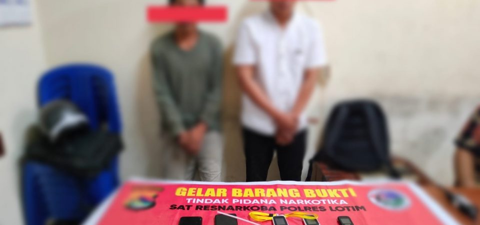 Tim Opsnal Polres Lotim Berhasil Amankan Pelaku kasus Narkotika