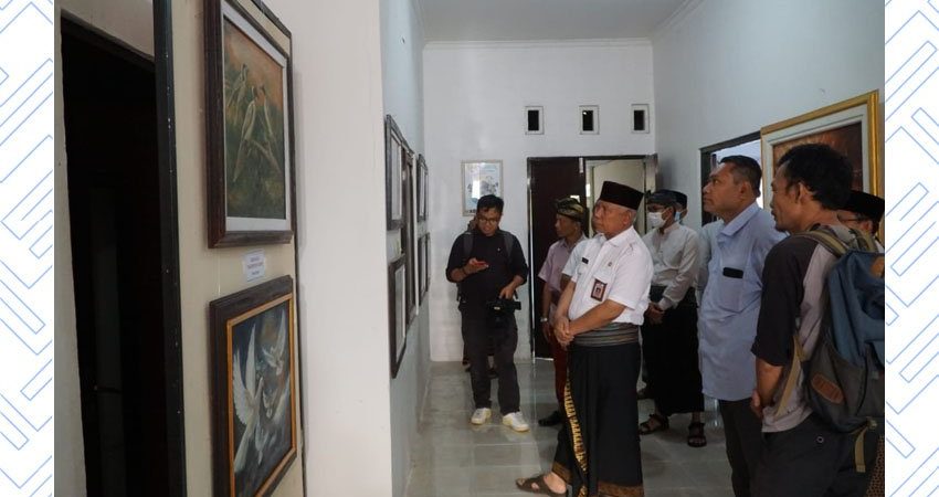 Bupati Sukiman Hadiri Penutupan Pameran Lukisan MTQ XXIX Tingkat Provinsi NTB