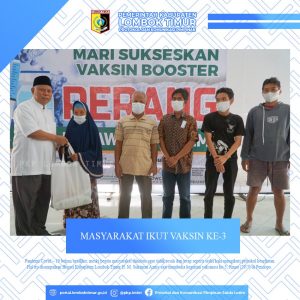 Pandemi Belum Bberakhir, Pemkab Lotim Gelar Vaksin ke 3