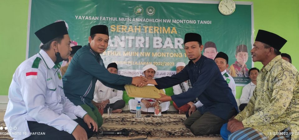 YAFAMA NW Mt. Tangi Gelar Serah Terima Santri Baru Perdana