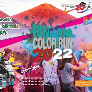 LKBN Antara Biro NTB Gelar Rinjani Color Run 2022