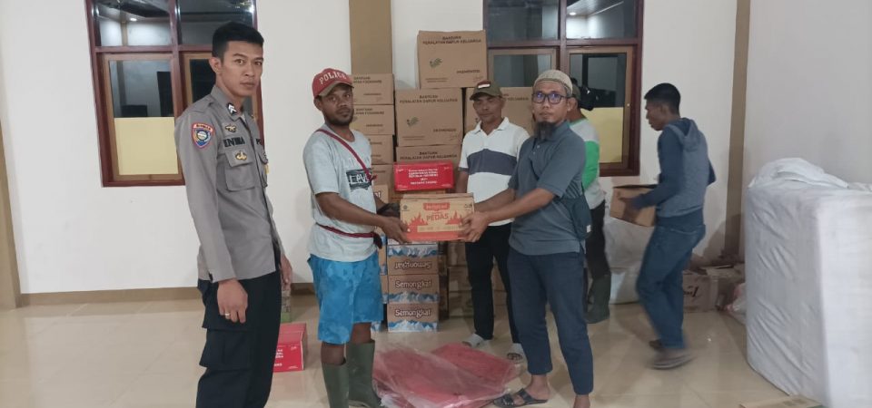 Polri Respon Cepat Bantuan kepada Masyarakat Terkena Musibah