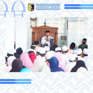 Letakan Batu Pertama Pembangunan Masjid al Falah Rakam, Ini Pesan Bupati