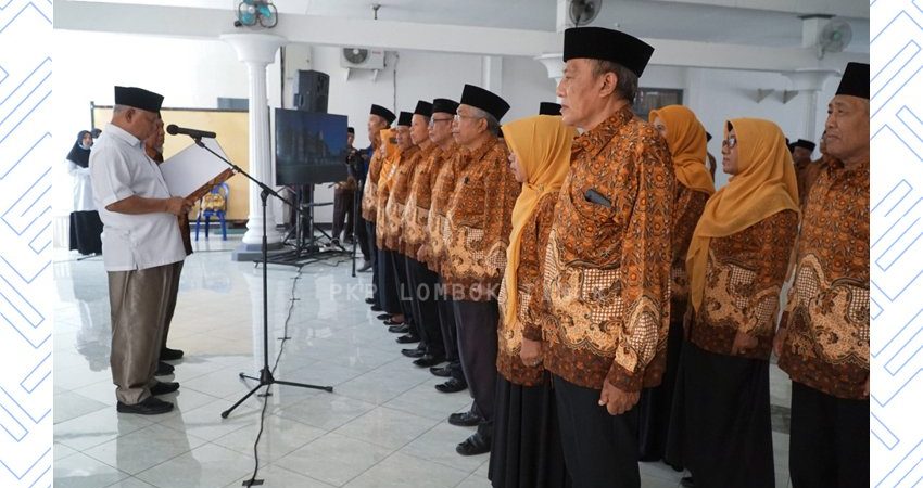 Bupati Sukiman Azmy Lantik Pengurus PWRI Lombok Timur