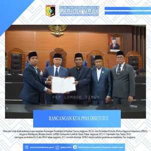 Rancangan Perubahan KUA dan PPAS 2022 Disetujui  DPRD 
