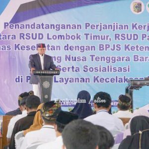 Pemkab Lotim Sinergi Tuntaskan Kepesertaan BPJS Ketenagakerjaan