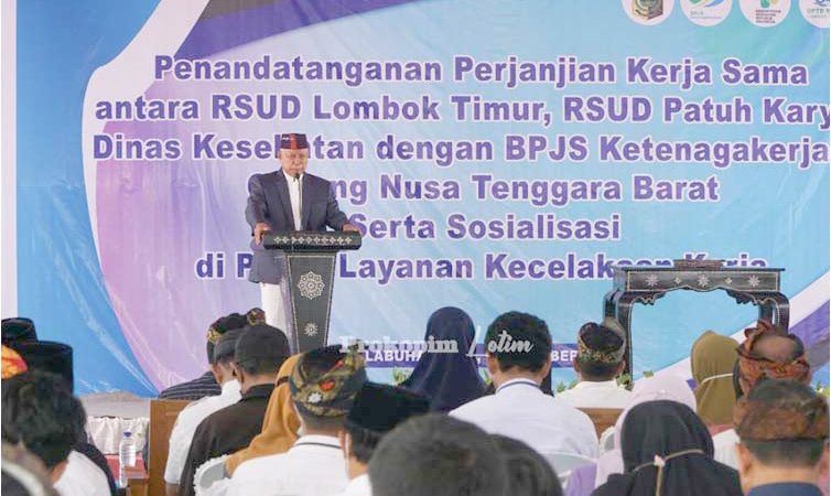 Pemkab Lotim Sinergi Tuntaskan Kepesertaan BPJS Ketenagakerjaan