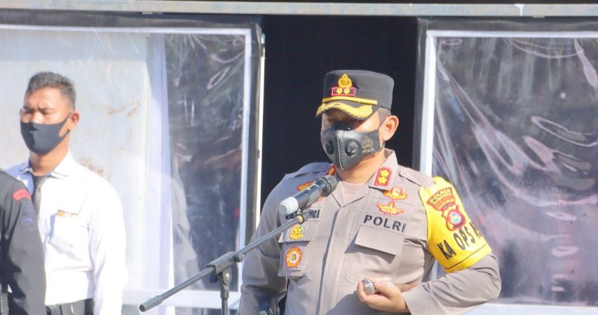 Kapolres Sumbawa Pimpin Doa Bersama Atas Tragedi Kanjuruhan Malang