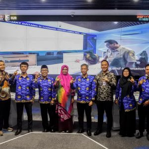 Studi Banding Diskominfotik NTB Terkait Pemanfaatan Command Center Di Lombok Timur