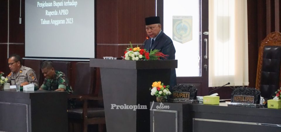 Bupati Sampaikan Rancangan APBD 2023 dan Tanggapan DPRD