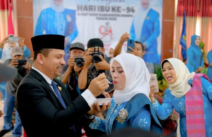 PHI Ke-94, Ketua TP. PKK Dompu Jadi Irup dan Bacakan Amanat Menteri P3A RI