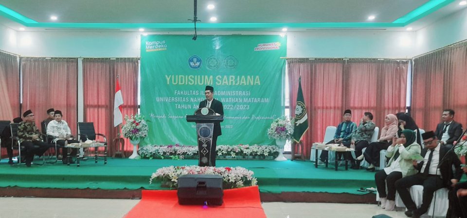Sebanyak 188 Mahasiswa FIA UNW Mataram Ikut Yudisium