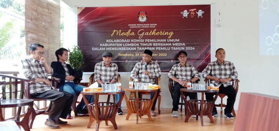 KPU Lotim Gandeng Media Sukseskan Pemilu 2024