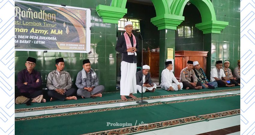 Safari di Sukarara, Sekda Sampaikan Keberhasilan Pemda Lotim