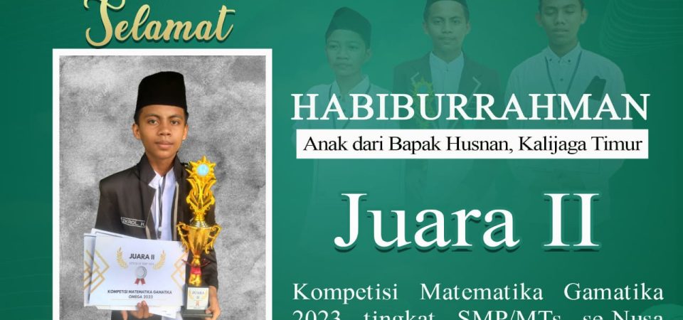 Siswa MTs. Mu’allimin NW Anjani Raih Juara Olimpiade Matematika se NTB