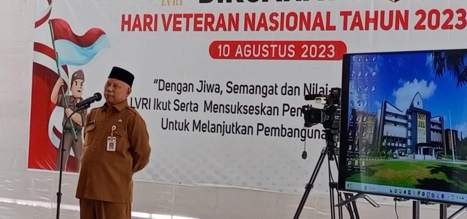 Hadiri Acara Hari Veteran, Bupati Sukiman Sampaikan Empat Pesan Penting