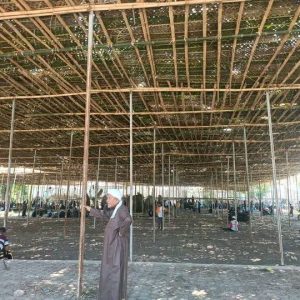 Kompak, Pembuatan Tetaring Hultah Ke- 88 Madrasah NWDI Tuntas Setengah Hari