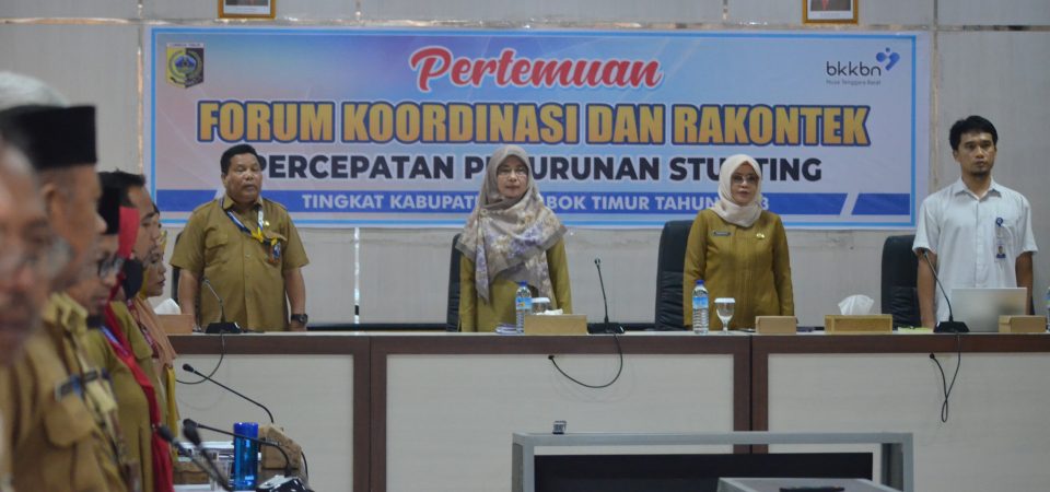 Pj Sekda Lotim Rakotek Percepatan Penurunan Stunting 2024