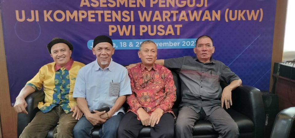 Empat Wartawan Senior PWI NTB, Ikuti Asesmen Penguji UKW PWI Pusat