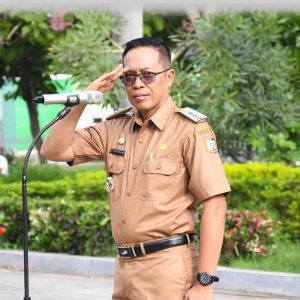 Pj Bupati Lotim Jadi Inspektur Apel Gabungan Sat Pol PP
