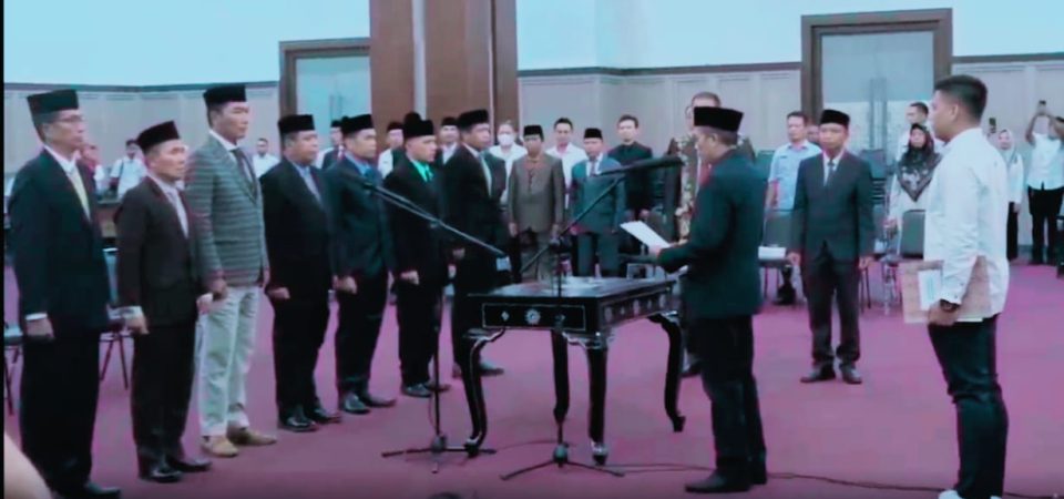 Bupati Loteng Lantik 7 Kadis Hasil Pansel Lelang Jabatan