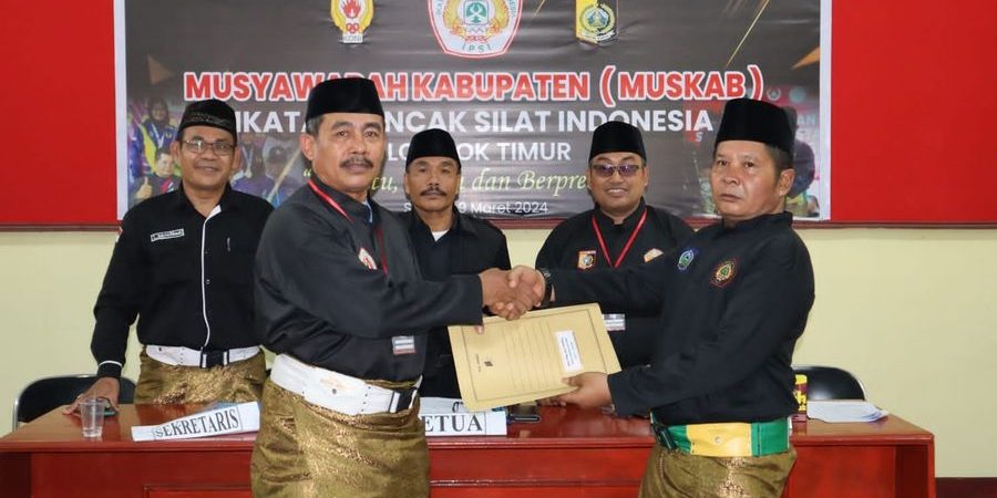 Rusman Kembali Nakhodai IPSI Kabupaten Lombok Timur