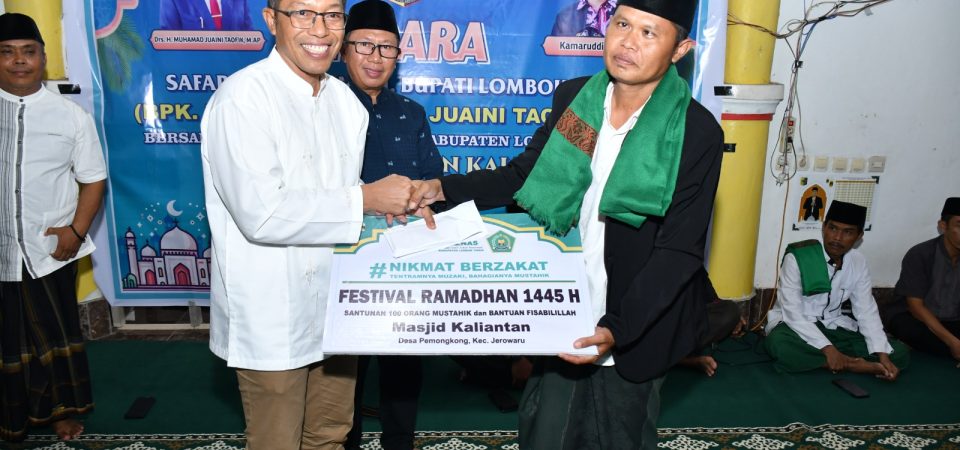 Tim Safari Ramadhan Pemda Lotim Sasar Lokasi Program SPAM Selatan