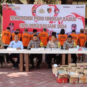 Bongkar 23 Kasus, Polres Sumbawa Tangkap 33 Tersangka
