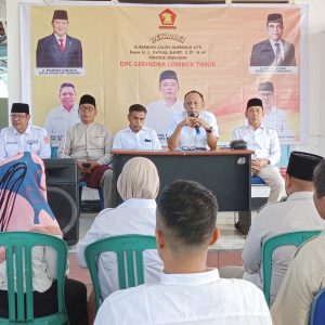 DPC Gerindra Lotim Deklarasi Usung Pathul Bahri jadi Calon Gubernur NTB
