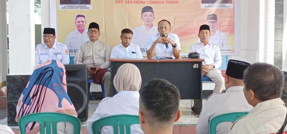 DPC Gerindra Lotim Deklarasi Usung Pathul Bahri jadi Calon Gubernur NTB