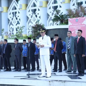 Upacara Peringatan Otonomi Daerah 2024, Bupati Sampaikan Amanat Mendagri RI