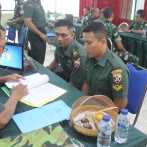 Tim Audit Kodam IX/Udayana Sidak Kodim Loteng 