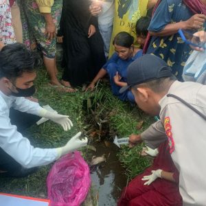 Warga Desa Tetebatu Selatan Digegerkan Penemuan Orok Bayi