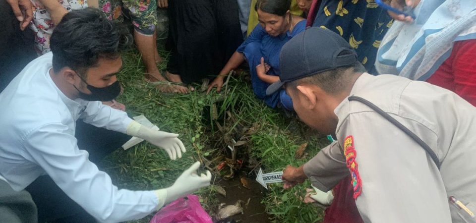 Warga Desa Tetebatu Selatan Digegerkan Penemuan Orok Bayi
