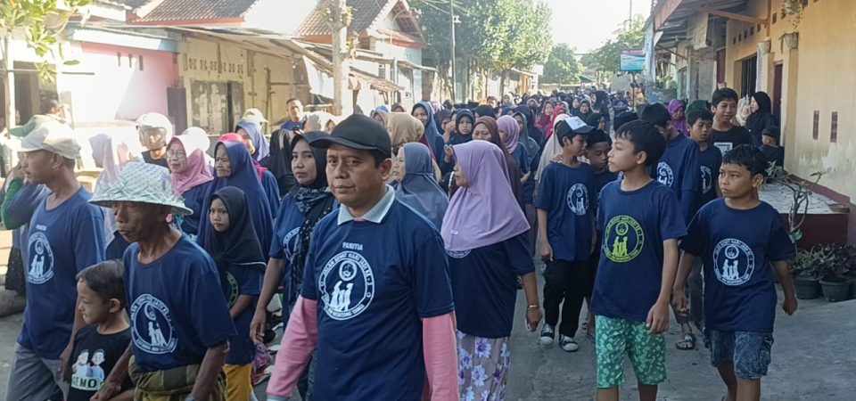Ratusan Warga Atusias Ikuti Jalan Sehat Semarak Harja Ke – 3 Yafama NW