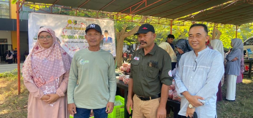 Champion Cabai Indonesia Gelar Operasi Pasar di Lombok Timur