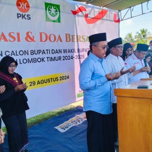 Daftar di KPU, SJP Gelar Deklarasi dan Minta Doa Restu Masyarakat