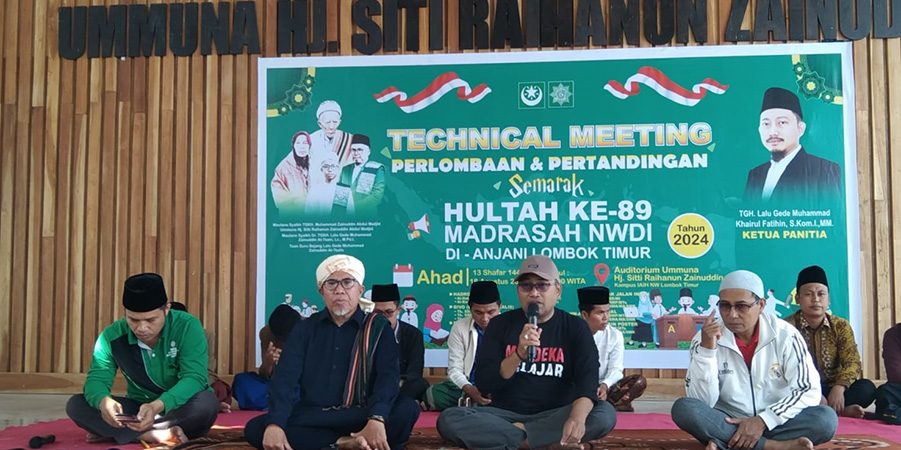 Membeludak Peserta Lomba Jelang Hultah ke – 89 Madrasah NWDI di Anjani