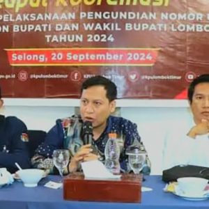 Lima Pasangan Calon pada Pilkada 2024 Ditetapkan KPU Lombok Timur