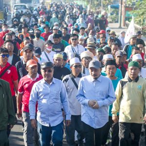 Jelang Hultah ke 89 Madrasah NWDI, Ribuan Warga NW Jalan Sehat Bersama SJP-TGF
