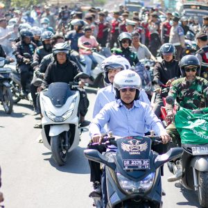 SJP-TGF ‘Ngegas’ Bersama Ribuan Peserta Pawai Sepeda Motor Hultah ke -89 Madrasah NWDI