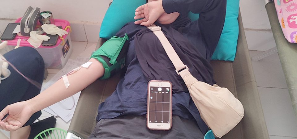 Panitia Hultah ke-89 Madrasah NWDI di Anjani Gelar Donor Darah