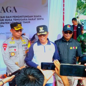 Pastikan Pilkada Berlangsung Aman, Bawaslu Lotim Gelar Apel Siaga Pengawasan